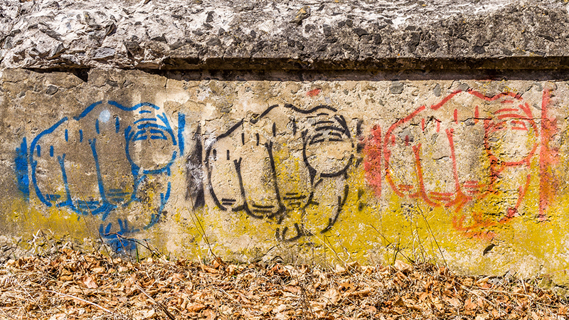 Image of pointing fingers painted on a wall. Image by Marcy Leigh (marcyleigh) from Flickr
